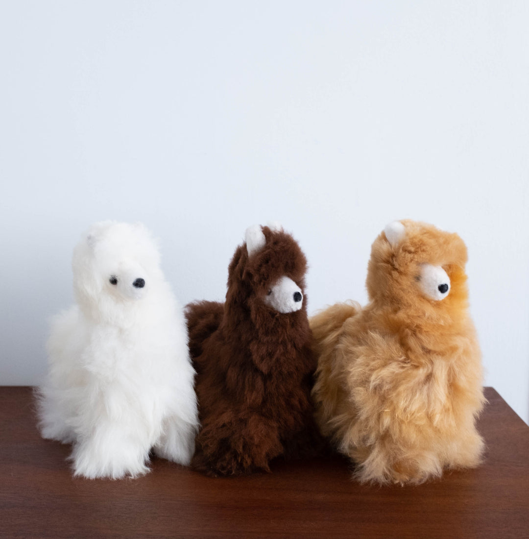 Peruvian Alpaca Stuffed Animals- Small