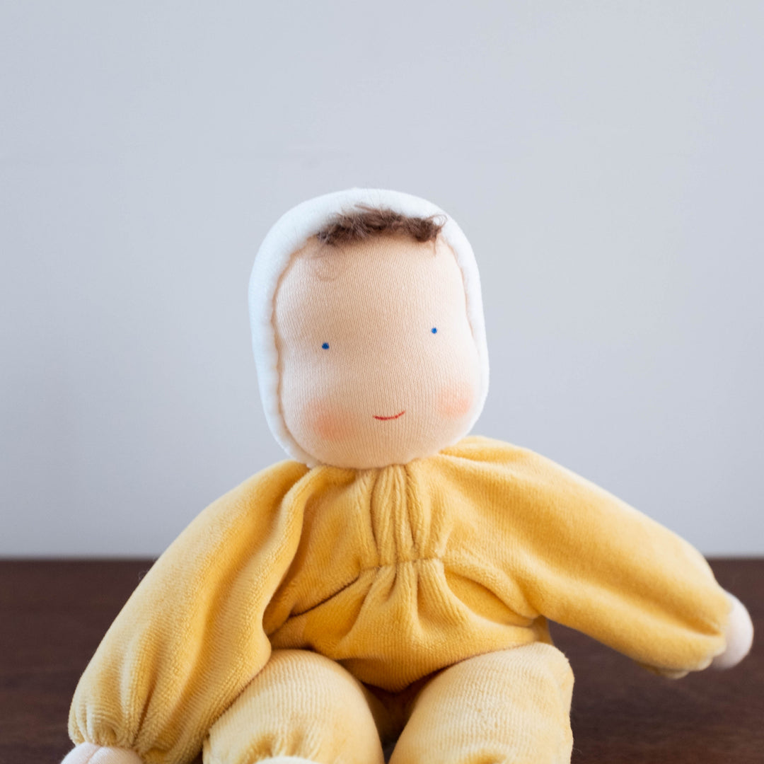 Grimm's Soft Baby Doll Sun Yellow