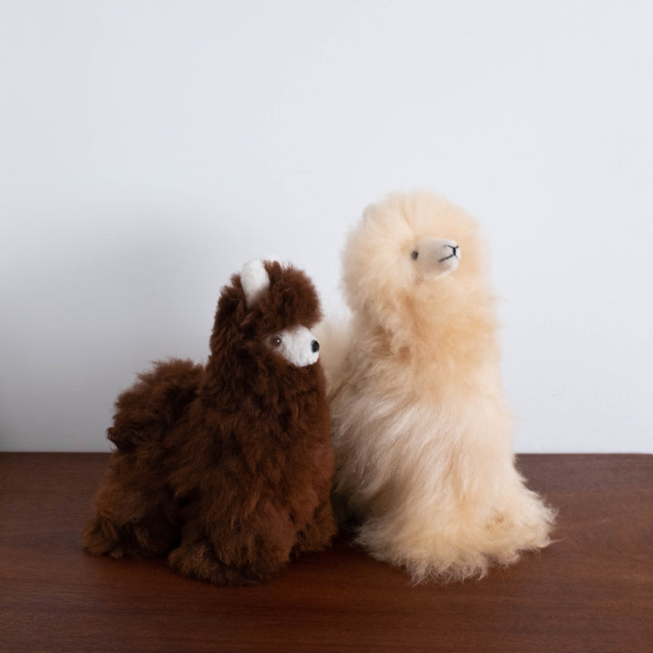 Peruvian Alpaca Stuffed Animals- Large