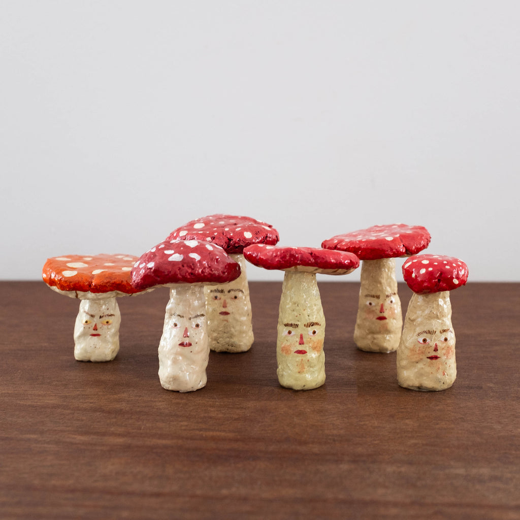 Mushroom and Moon Sculpture - Sold Separately