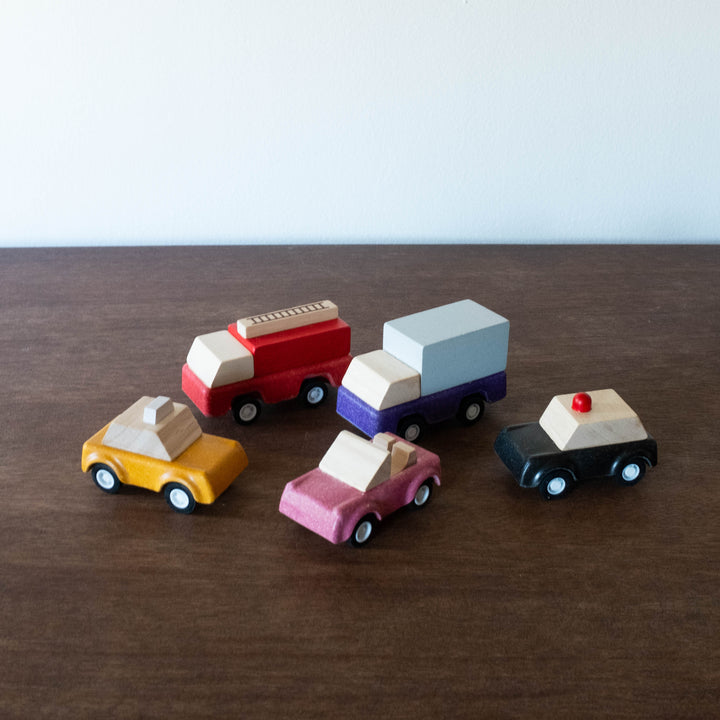 Wooden PlanWorld Vehicle Car Set