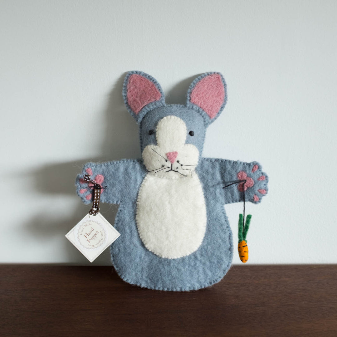 NEW Rory Rabbit Felt Puppet