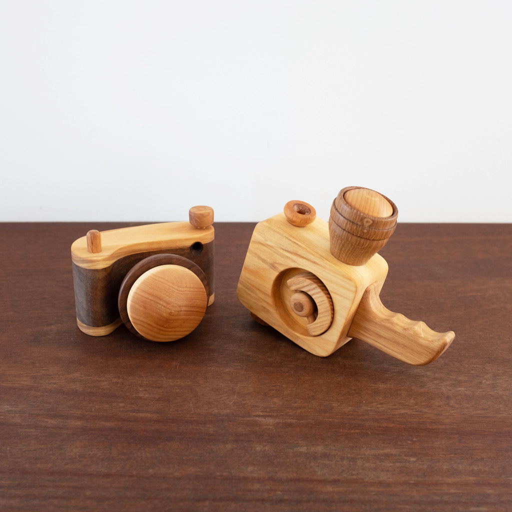 Wooden Camera Recorder Toy