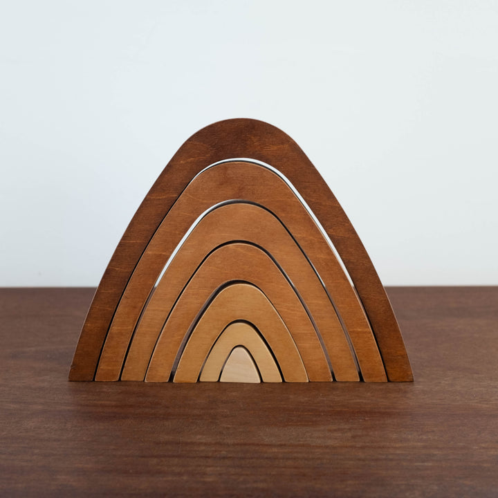 Wooden Mountain Rainbow Toy