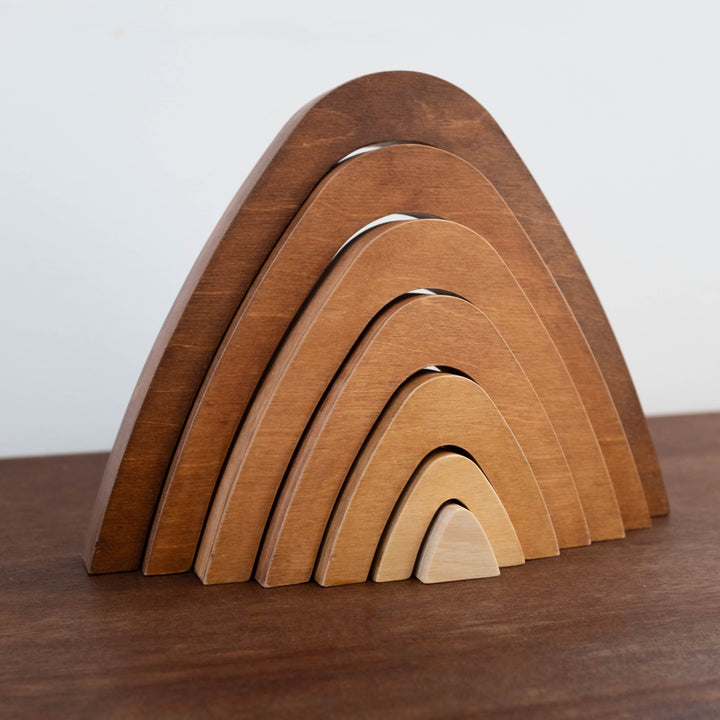 Wooden Mountain Rainbow Toy