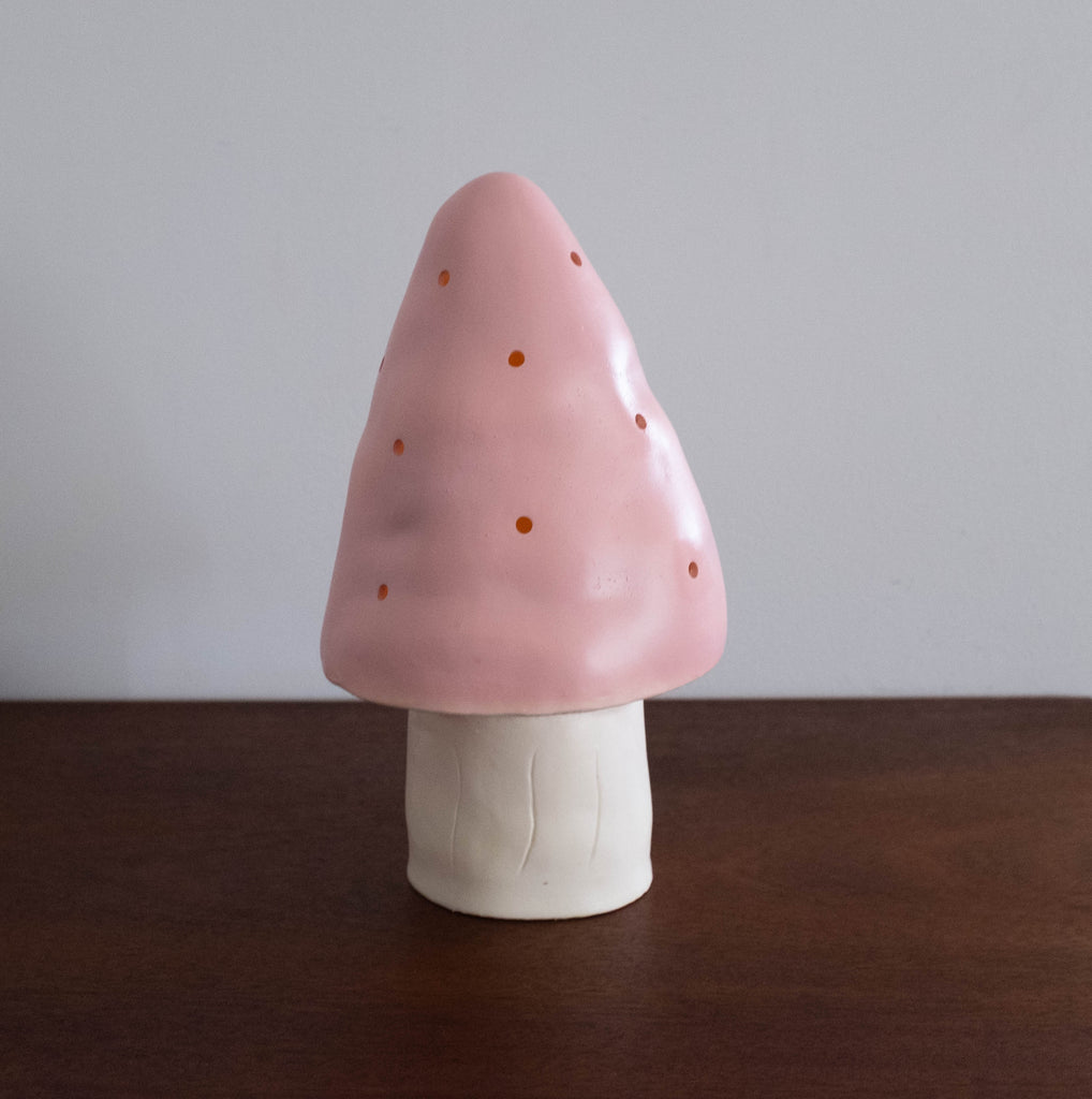 Mushroom Woodland Lamp- Pink