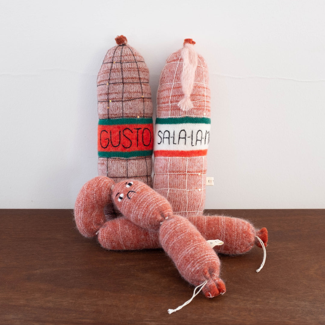 NEW Charcuterie "Gusto"  Plush Lambswool and Mohair Doll