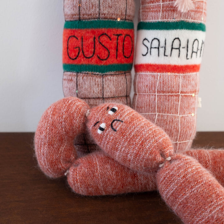 NEW Charcuterie "Gusto"  Plush Lambswool and Mohair Doll
