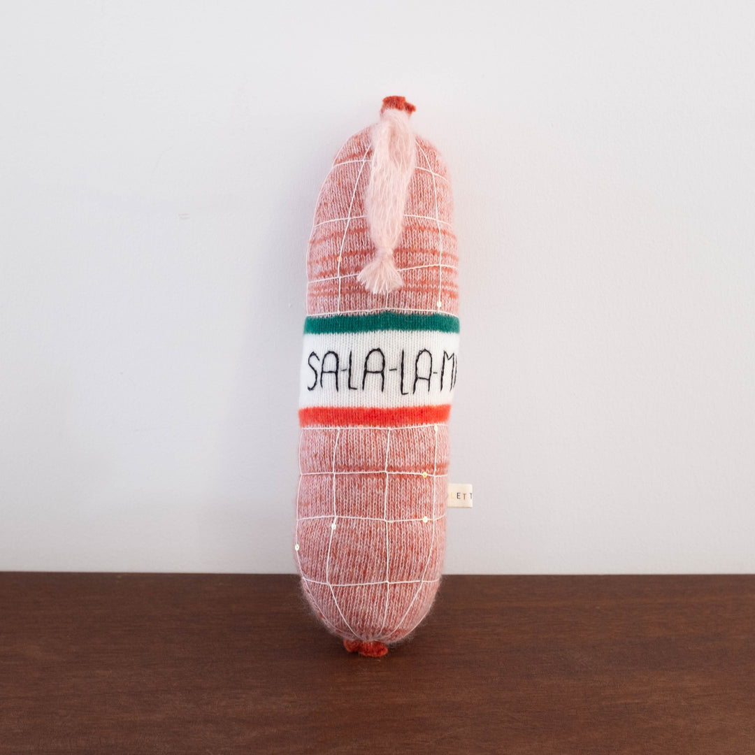 NEW Charcuterie "Salami"  Plush Lambswool and Mohair Doll