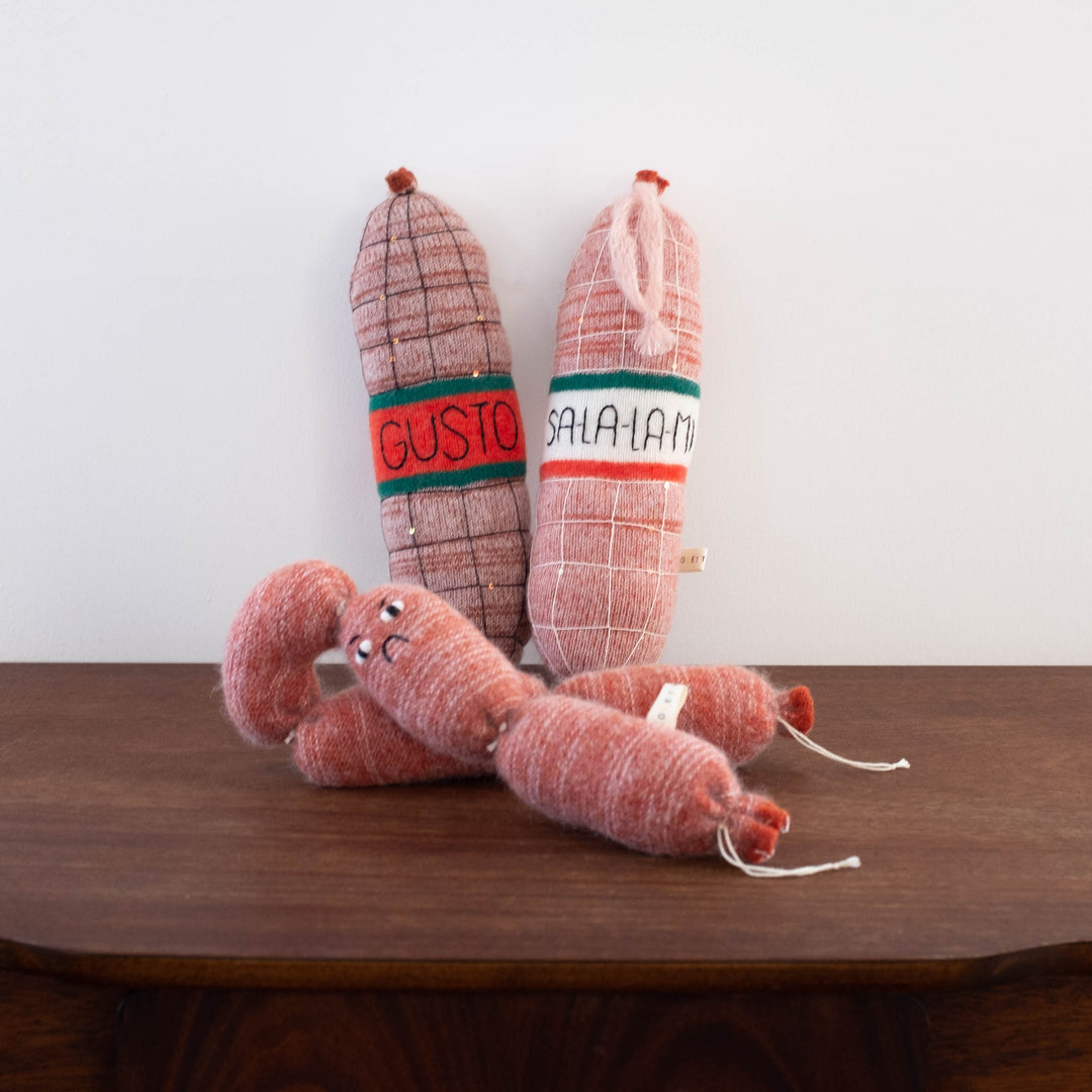 NEW Charcuterie "Gusto"  Plush Lambswool and Mohair Doll