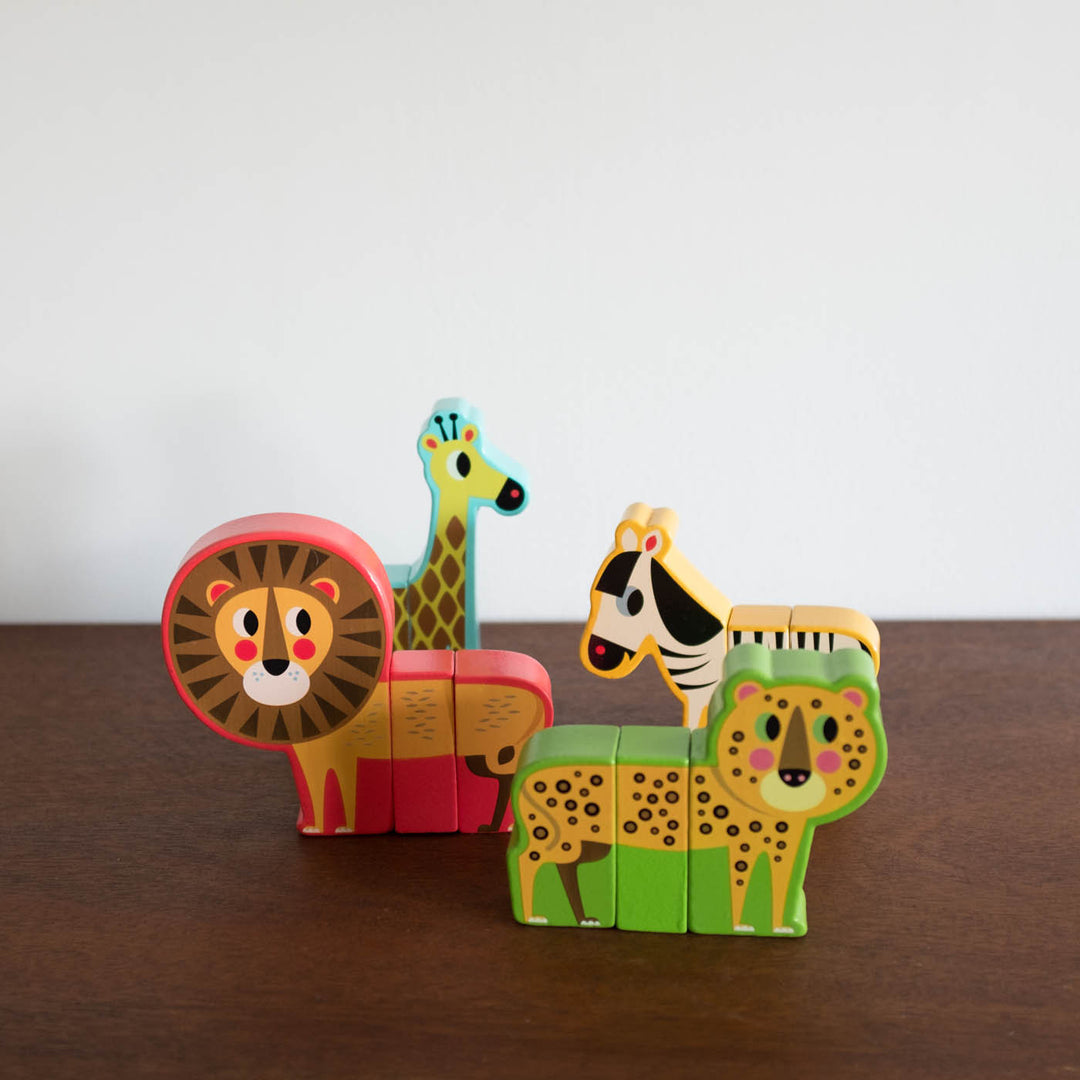 Magnetic Jungle Animals by Ingela