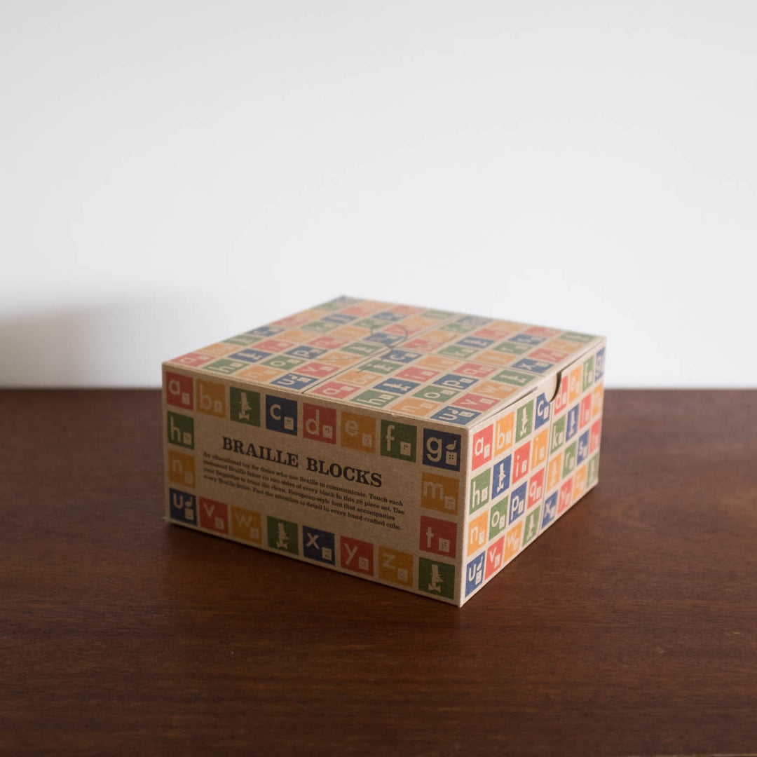 Braille ABC Blocks Box
