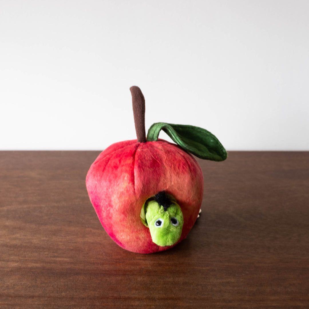 Heirloom Puppets: Apple with Worm