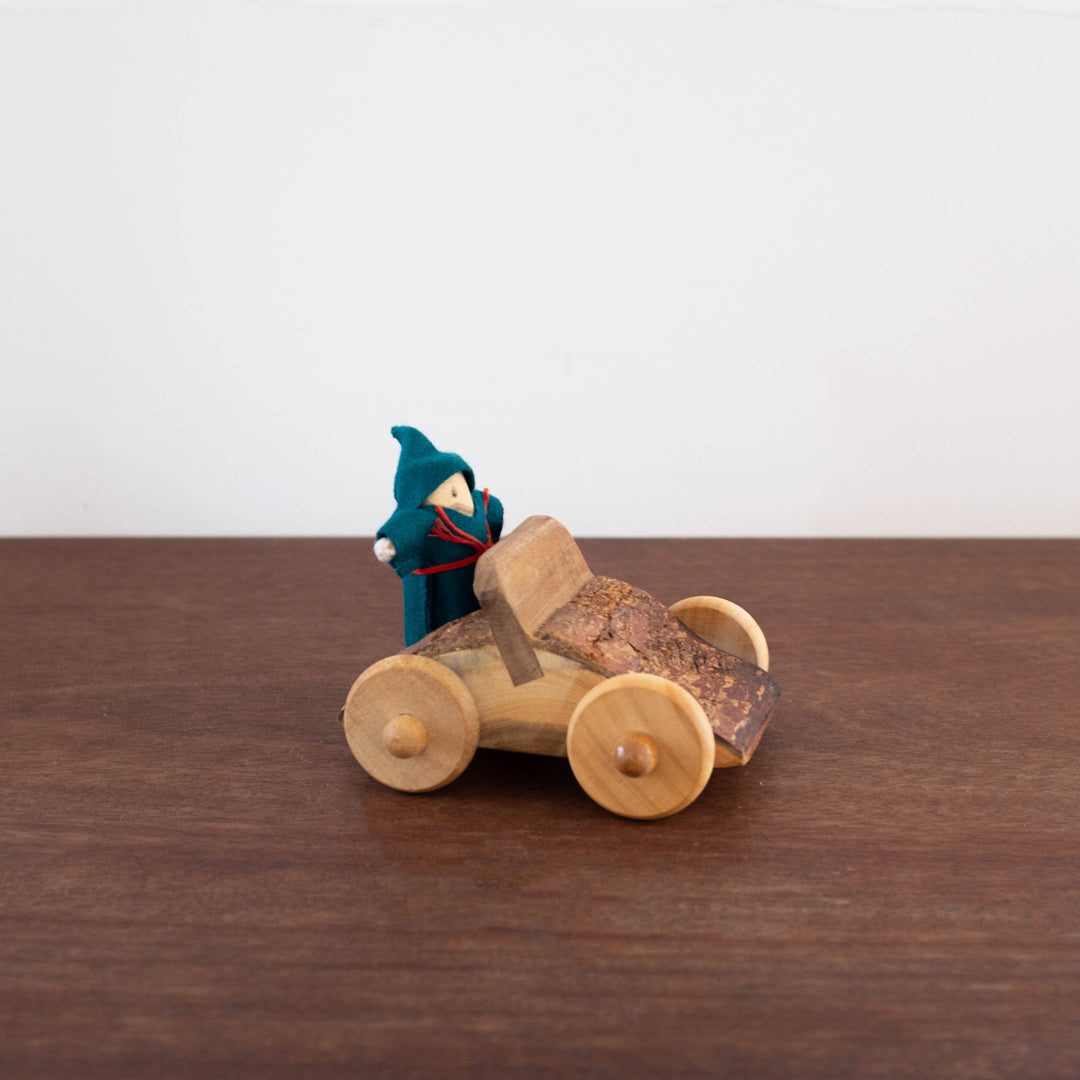 Wooden Tree Sports Car