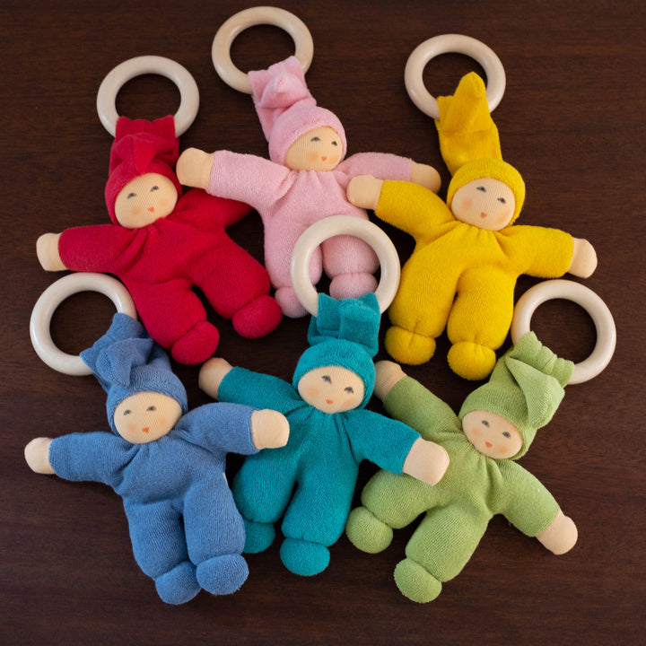 NEW Nanchen Cuddle Doll Stroller Toy- Mustard Yellow