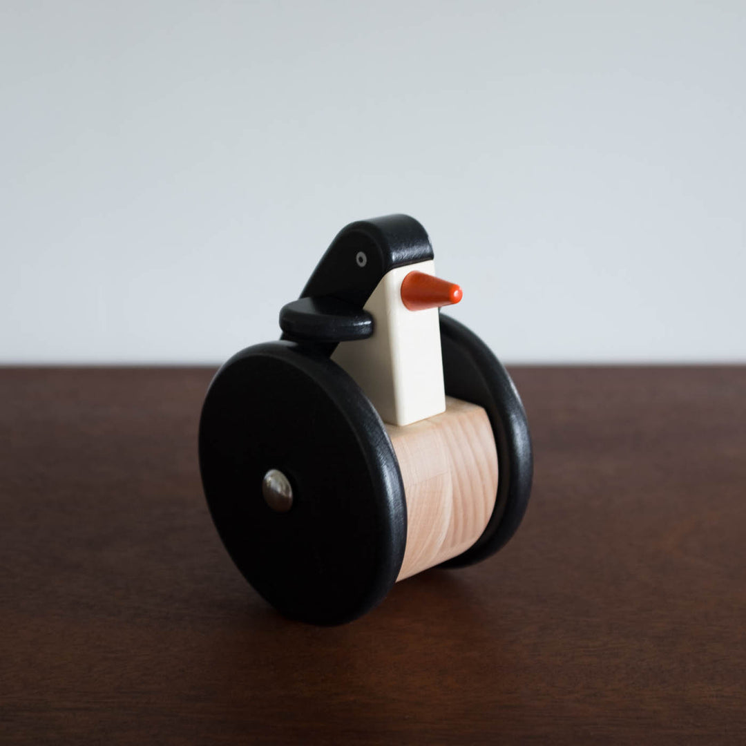 NEW Wooden Wobbling Penguin Toy