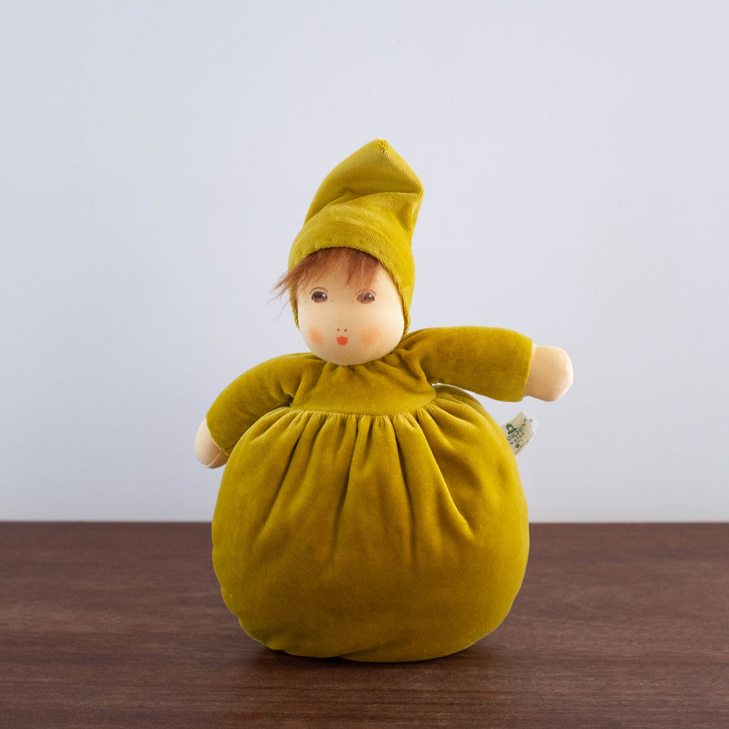 Nanchen Flower Cuddle Child Doll- Green