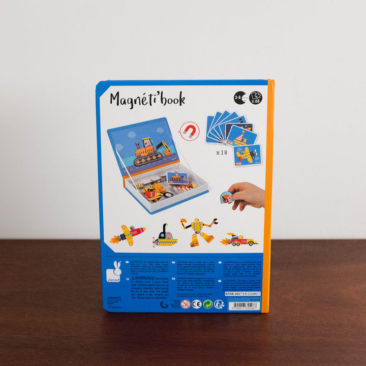 NEW Vehicles Magnetic Game Set