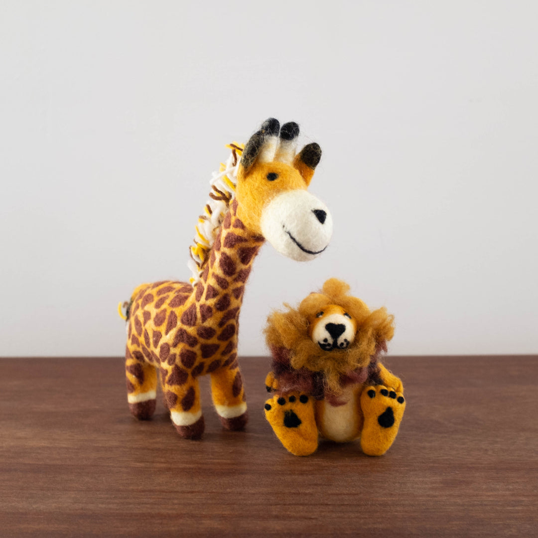 Wool Felt Giraffe Doll