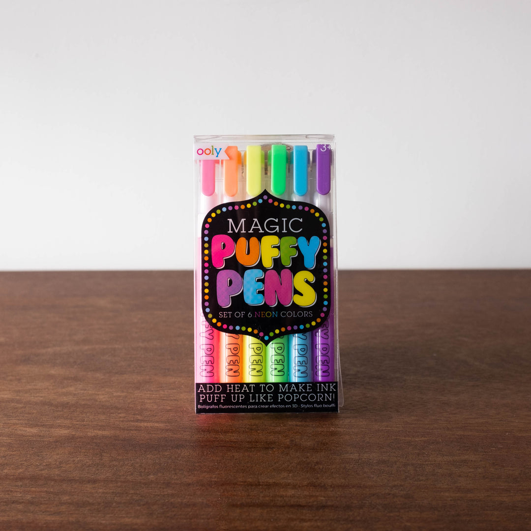 Magic Neon Puffy Pens