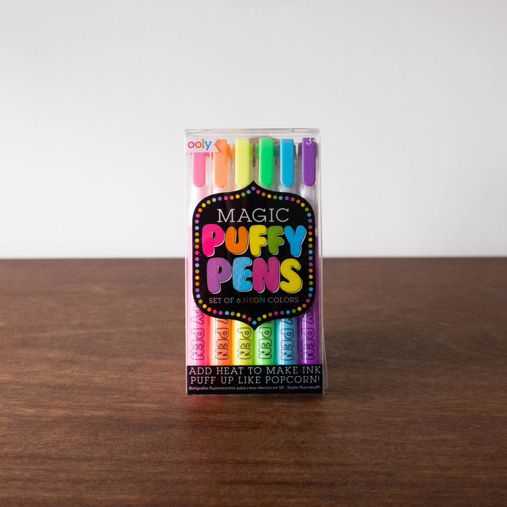 Magic Neon Puffy Pens