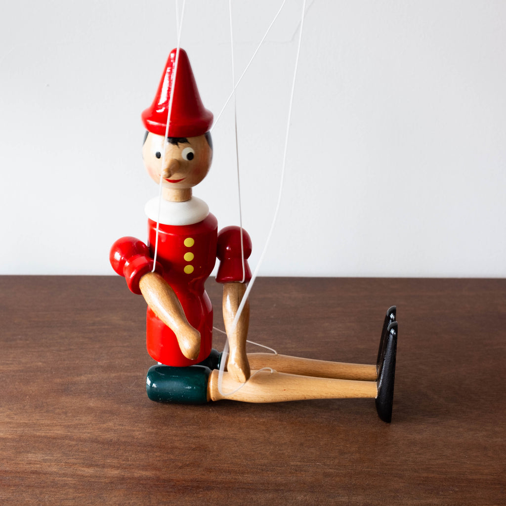 Pinocchio Wooden Marionette Puppet 15"