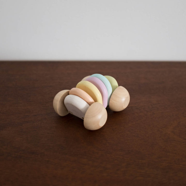 Wooden Pastel Car Push Toy