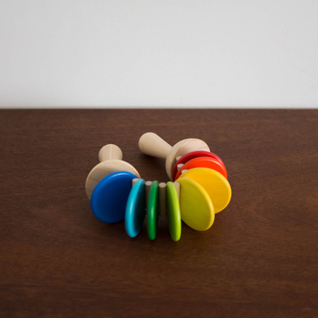 Wooden Colorful Clatter Toy