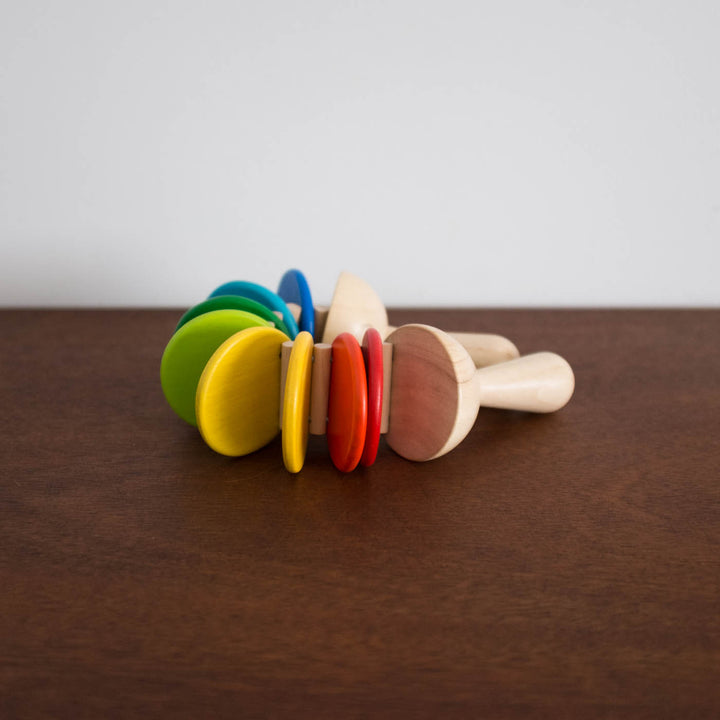 Wooden Colorful Clatter Toy