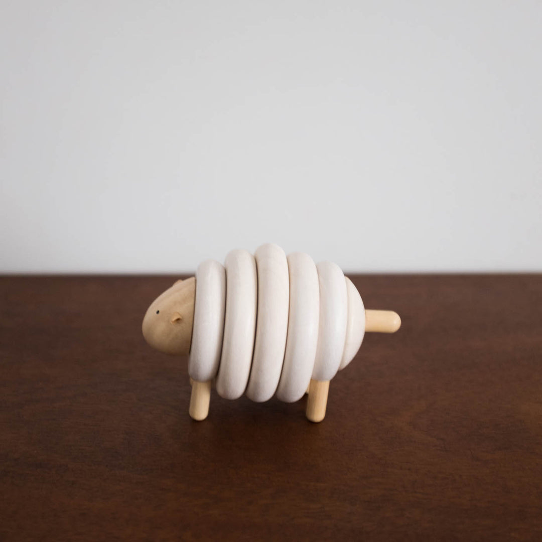 Wooden Lacing Sheep Toy