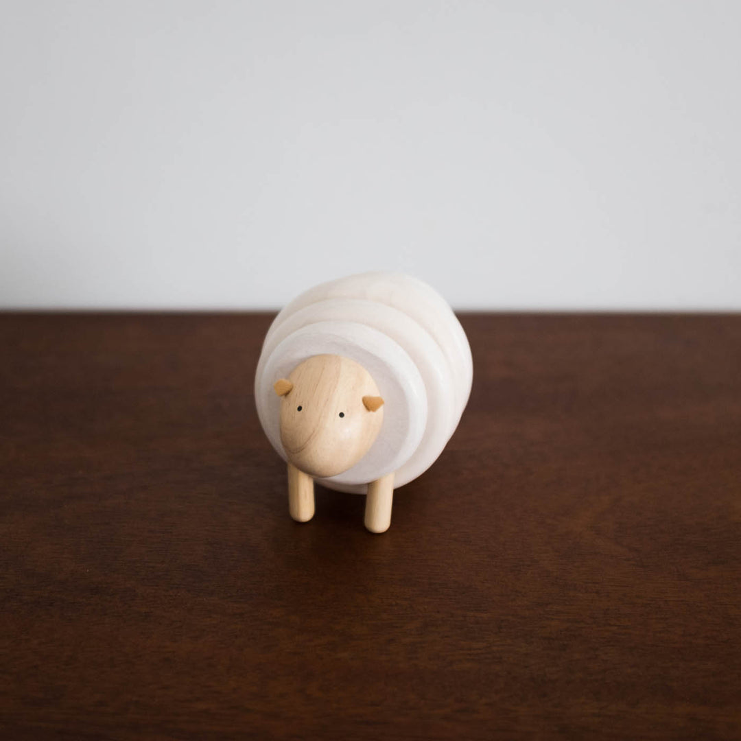 Wooden Lacing Sheep Toy