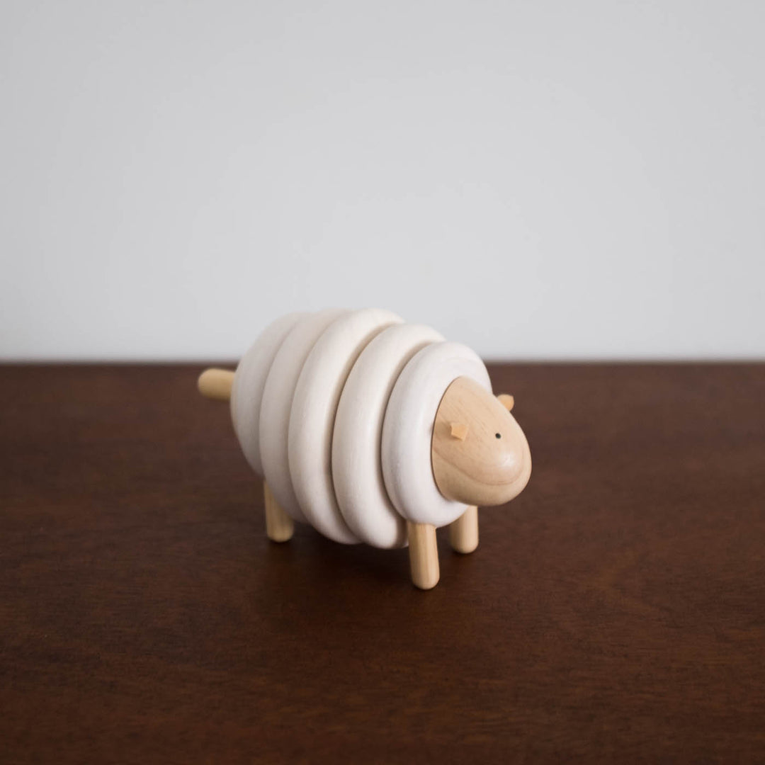 Wooden Lacing Sheep Toy