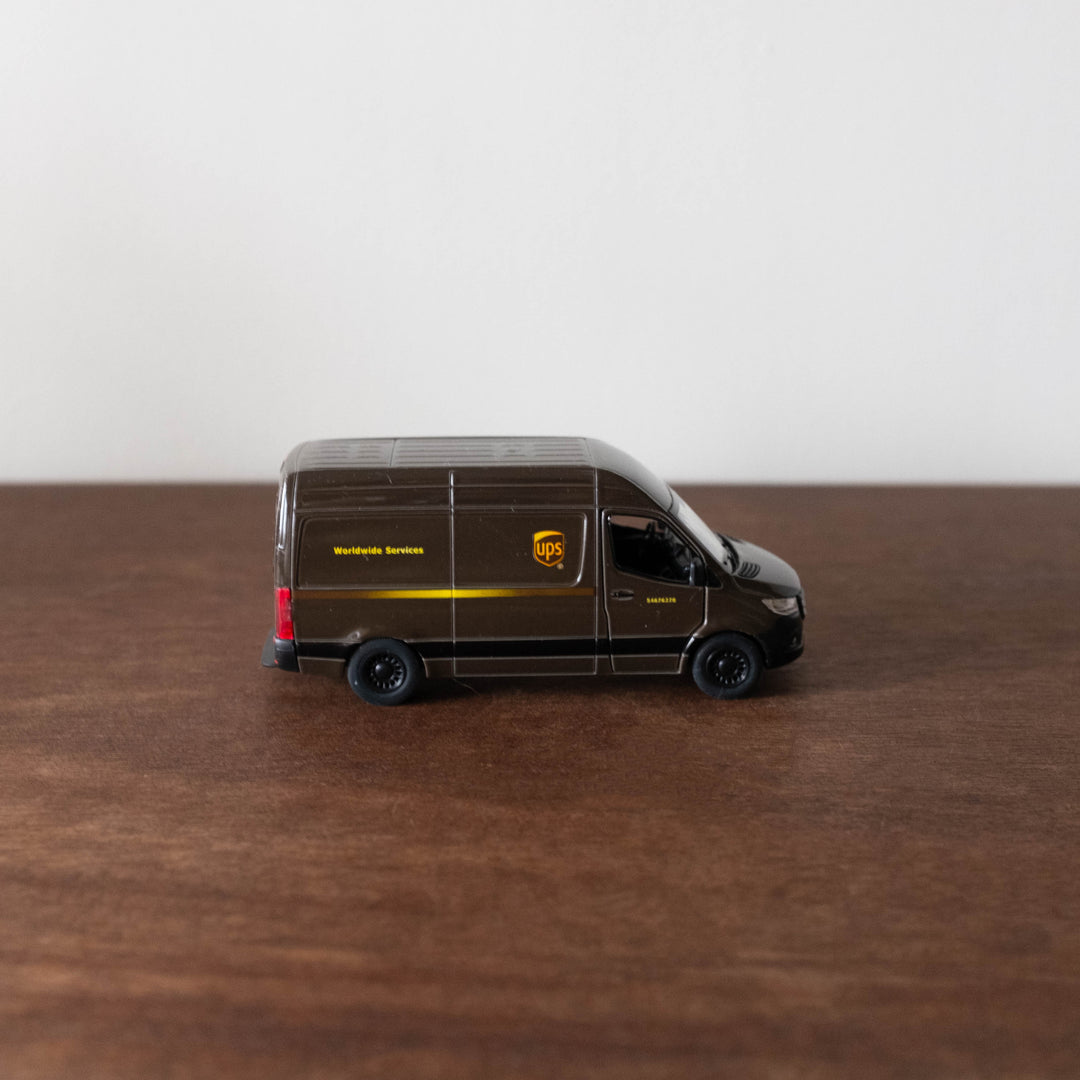 Die Cast Metal Cars: UPS Mercedes Sprinter Van