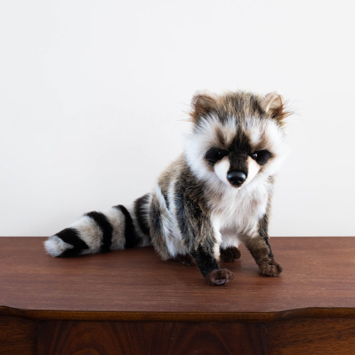 NEW Raccoon Sitting Stuffed Animal