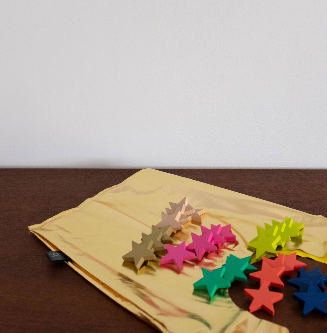 Tanabata Star Cookies with Bag- Gold