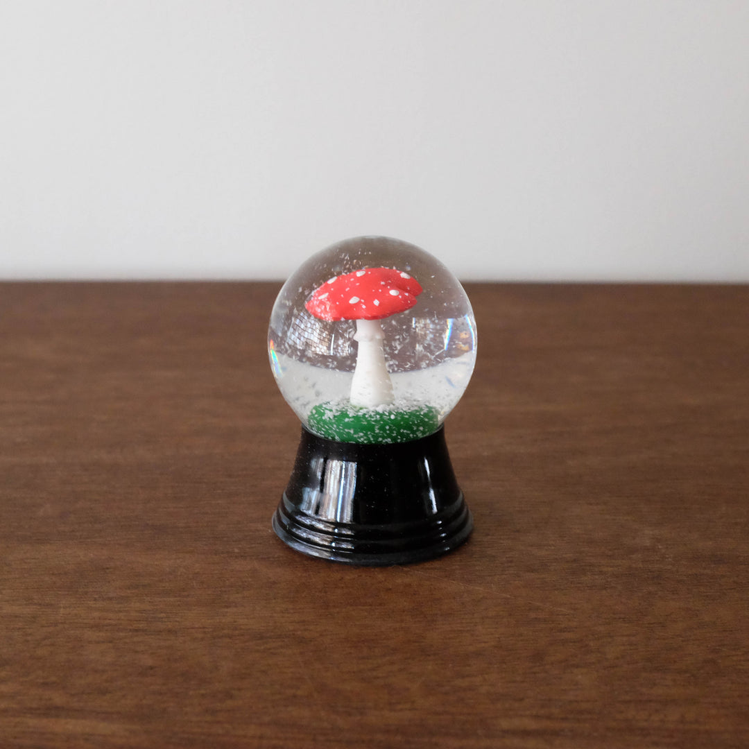 Austrian Miniature Snow Globe- Mushroom