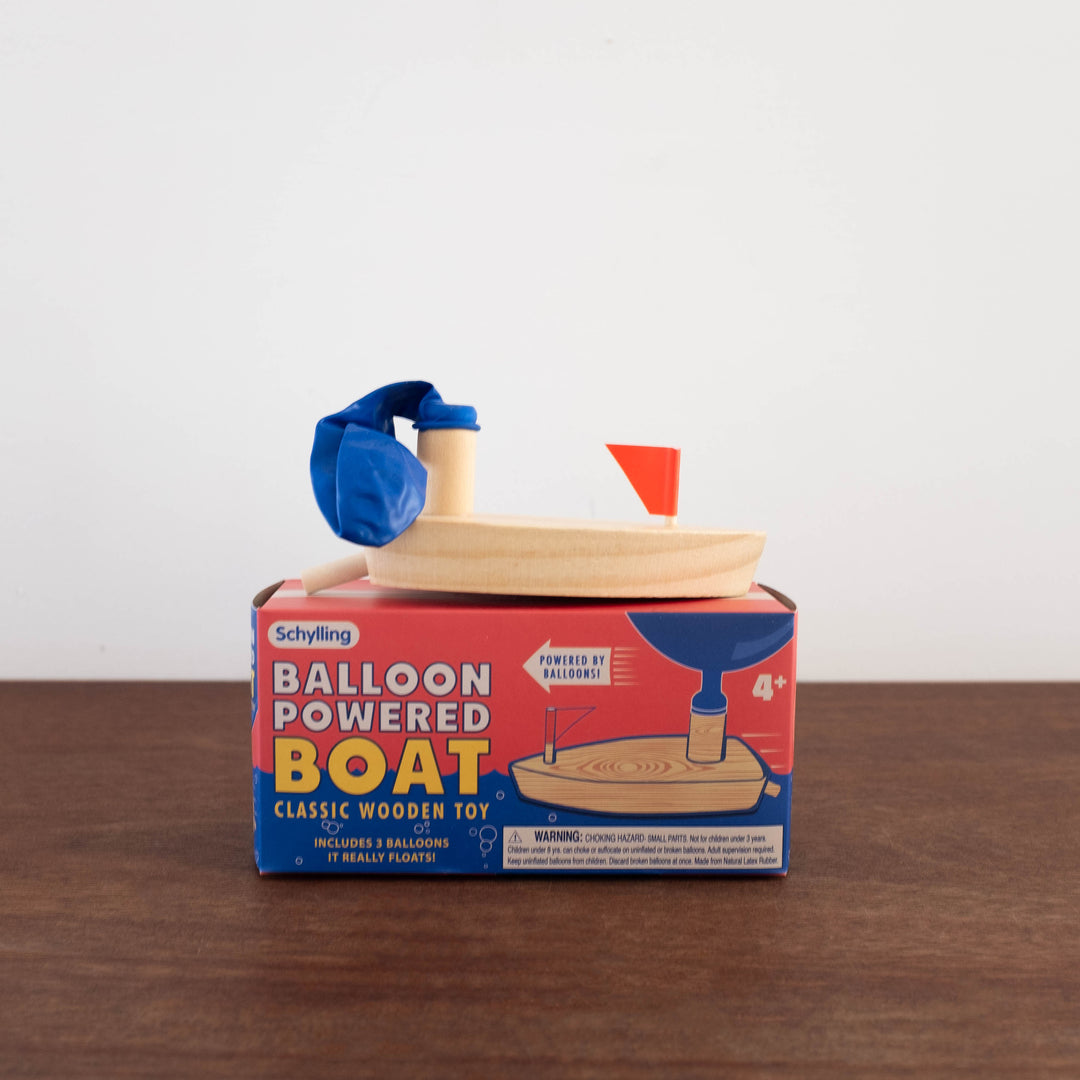 Balloon Powered Boat Toy