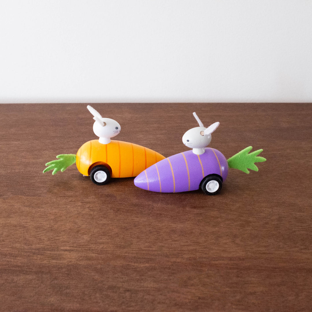 NEW Bunny Pull Back Racer Cars