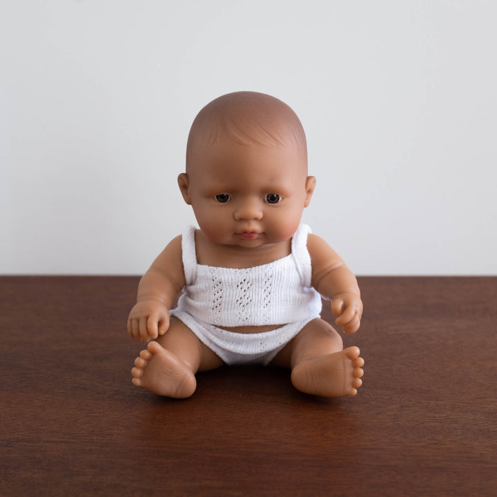 Mini Newborn Baby Doll- Hispanic Girl