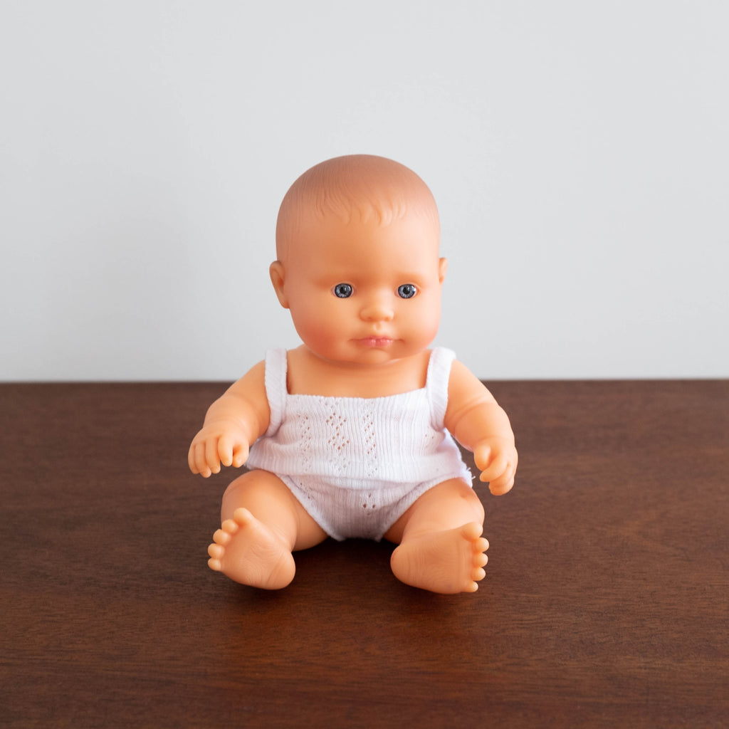Mini Newborn Baby Doll- Caucasian Boy