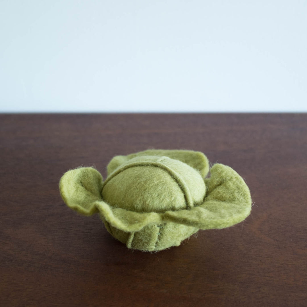 Wool Felt Food Toy: Lettuce