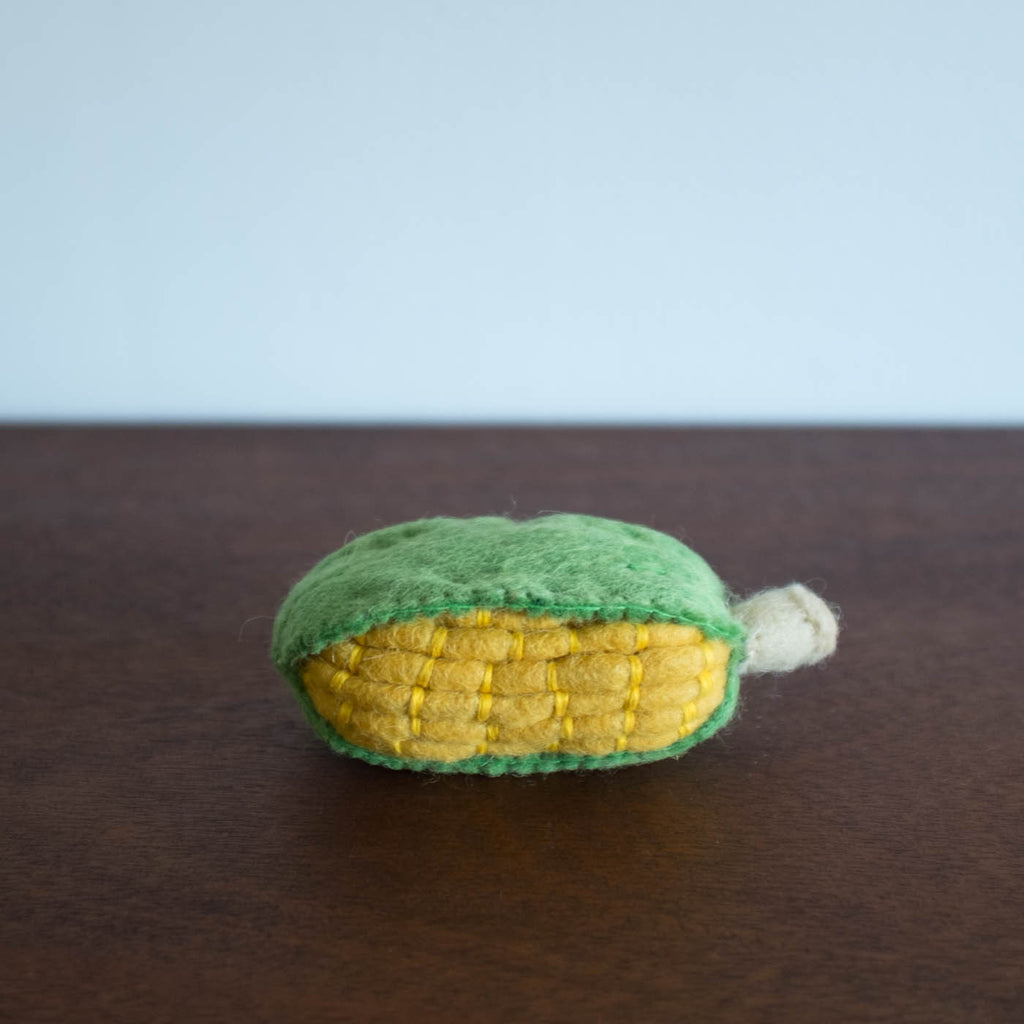 Wool Felt Food Toy: Corn