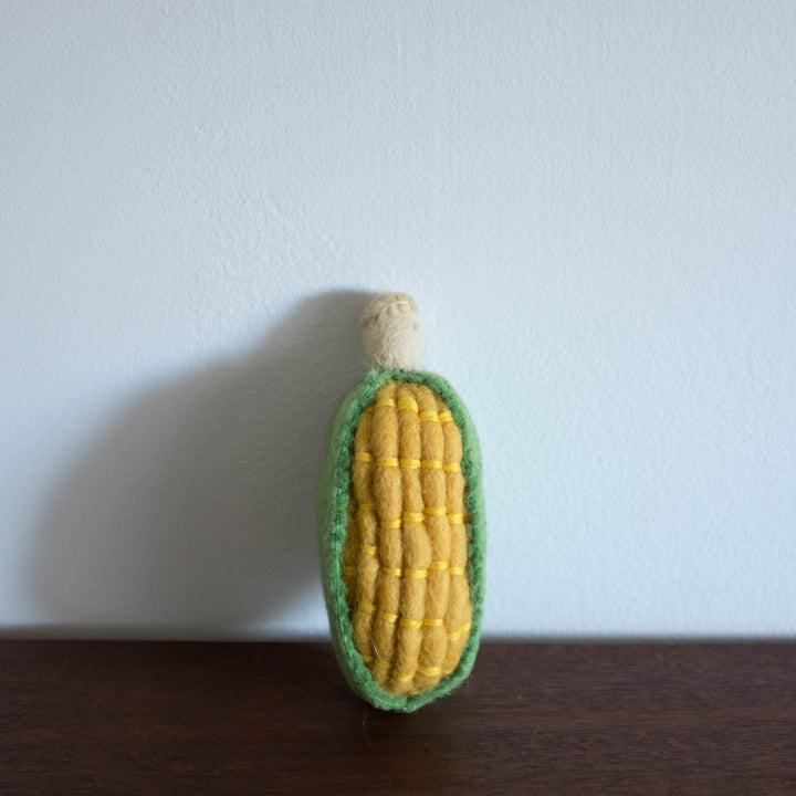 Wool Felt Food Toy: Corn