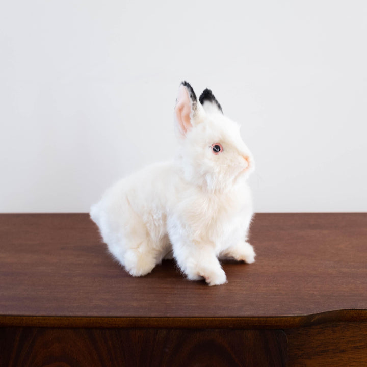 Sitting White Rabbit Stuffed Animal