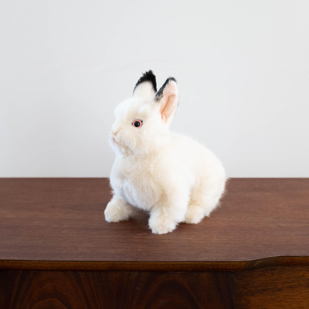 Sitting White Rabbit Stuffed Animal