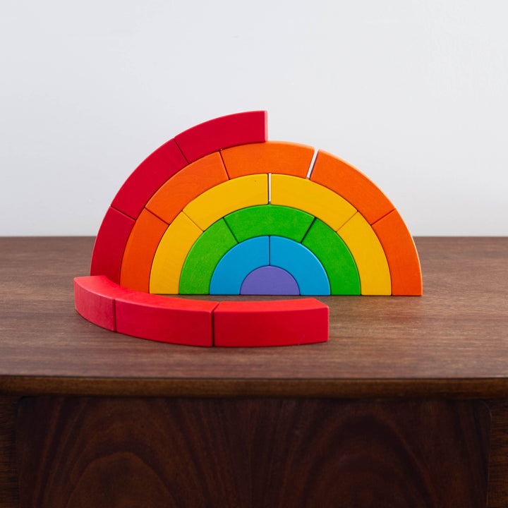 Rainbow Stacking Blocks Toy