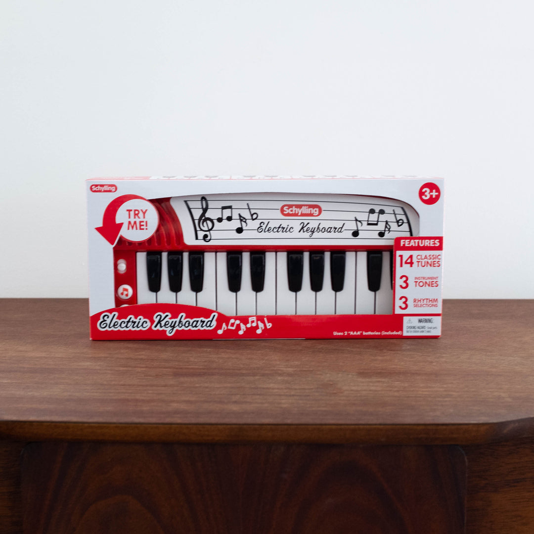 Electric Red Keyboard Toy