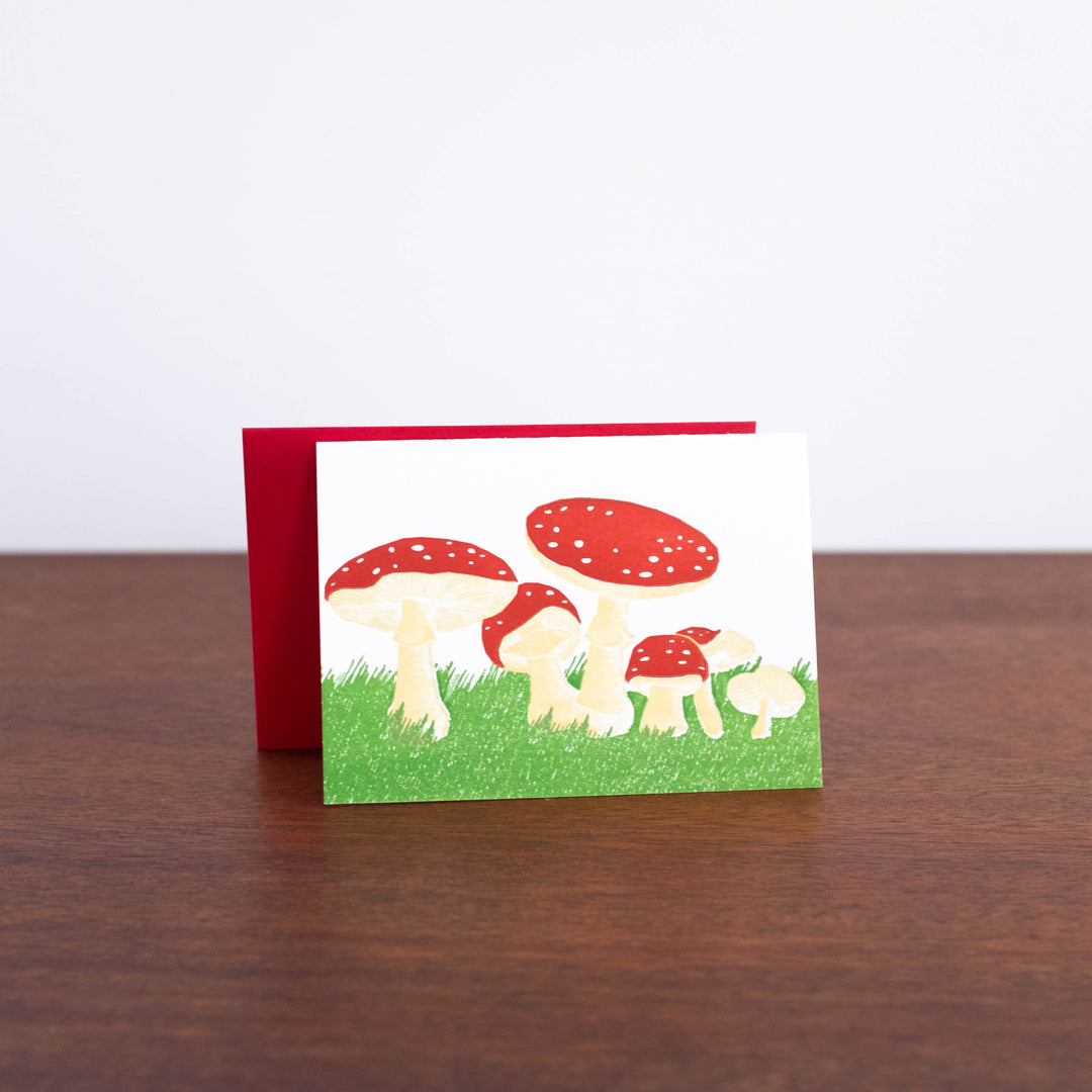 Mushrooms Blank Card