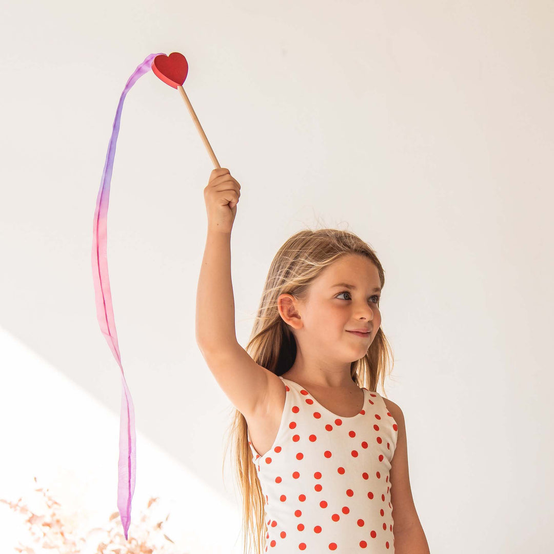 Mini Silk Streamers- Hearts