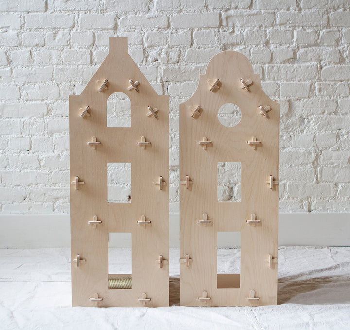 Stepped Gable Facade Doll House